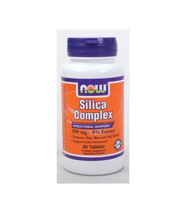 NOW Foods - Silica Complex 500 mg-8% Extract 90 tabs