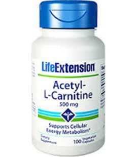 Acétyl L Carnitine 500mg Life Extension 100 Vcaps