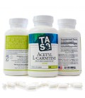 TASQ acétyl L-carnitine (ALCAR) 500MG, 200 Vegetarian Capsules - soutien cognitif