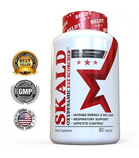 Meilleur Fat Burner - Skald: Oxydynamic Fat Scorcher - Elite thermogénique pour l'énergie accrue, perte de poids, contrôle de l'