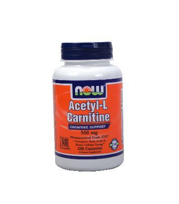 Now Foods Acetyl-L Carnitine 500 mg - 200 Caps ( Multi-Pack)