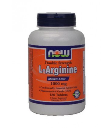 Now Foods Arginine 1000mg, 120 tabs ( Multi-Pack)