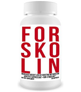 Vérifié forskoline Extract 250mg 60 Capsules - All Natural Organic Maximum Strength Herbal Weight Loss Pills Appetite
