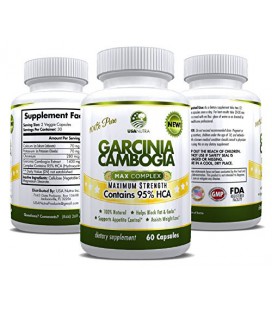 Numéro 1 Pur Garcinia Cambogia avec 95% HCA. RAPIDES RÉSULTATS pour la perte de poids, contrôle de l'appétit. MAXIMUM 1400mg de 