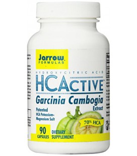 Jarrow Formulas HCActive Garcinia Cambogia, Supporte le contrôle de l'appétit et la gestion du poids, 90 Veggie Caps