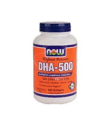 Now Foods DHA-500 - 180 Softgels ( Multi-Pack)