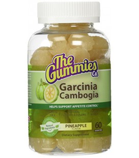 Le Gummies Co. Garcinia Cambogia, 100% All Natural Appetite Contrôle Gummy, Ananas, 60 Sucre Gummies gratuites