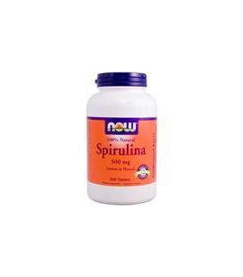 Now Foods Foods, 100% Natural Spirulina, 500 mg, 500 Tablets