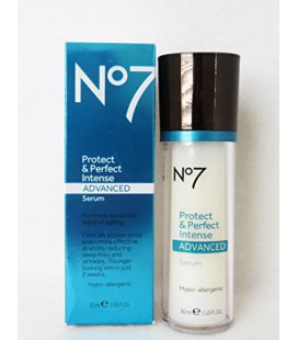 Bottes No7 Protect &amp; Perfect Intense Advanced Anti Aging Serum Bouteille - 1 oz