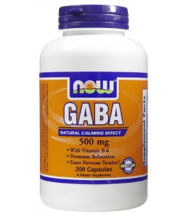 Now Foods GABA 500 mg - 200 Capsules ( Multi-Pack)
