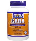 NOW Foods GABA 500 mg, 100 capsules ( Multi-Pack)