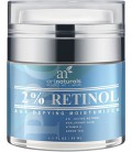 Naturals Art Enhanced Rétinol Crème Hydratant avec 20% de la vitamine C et l'acide hyaluronique - Meilleur Anti rides, Anti Agin