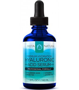 InstaNatural Acide Hyaluronique Sérum - Meilleur Anti-Aging Skin Care produit pour le visage - avec la vitamine C Sérum, Vitamin