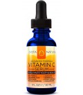 InstaNatural Vitamine C Sérum Visage - Meilleure vitamine C pure et Acide Hyaluronique Sérum anti-âge du visage liquide - Avec O