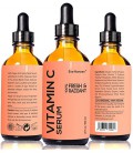 2 oz Vitamine C Sérum - Facelift dans un numéro de la bouteille 1 - 100% Vegan Anti Aging Facial Serum - VOIR RÉSULTATS OU REMBO