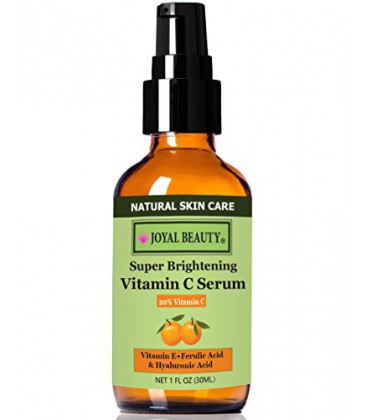 Nombre 1 Top The Best Organic vitamine C Serum 20% pour le visage par Joyal de beauté. Avec Acide Hyaluronique 11% + férulique