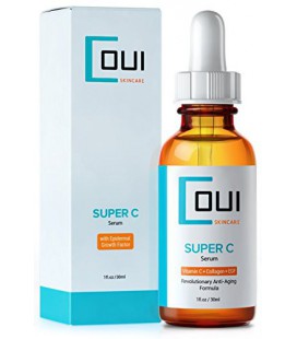 Super C Sérum - Soins de la peau Meilleur Collagène Visage et Yeux d'une percée dans la lutte contre le vieillissement - Avec la