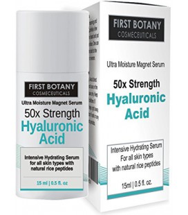Première Force Botanique Cosmeceuticals 50X Hyaluronique Sérum Acid pour la peau - L'Ultra Moisture Magnet Anti vieillissement s