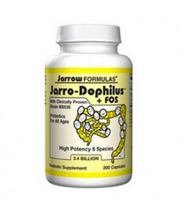 Jarrow Formulas Jarro-dophilus and FOS+E211, 200 Capsules