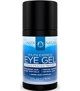 Crème InstaNatural Eye Gel pour les cernes, Pieds, Rides, Puffiness Crow et sacs - meilleur traitement anti-âge pour hommes et