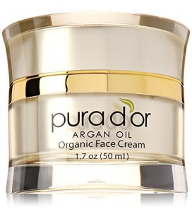 PURA D'Anti Aging-Day ou Premium Argan Bio Oil &amp; Night Crème Visage, 1.7 Ounce