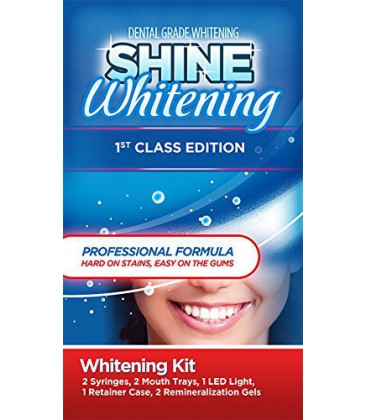 Briller Whitening - Edition 1ère classe - dents professionnels blanchissant Kit ★ (2) 5cc Seringues et Mouth Plateaux (haut et