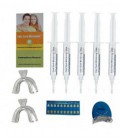 À Dents Accueil professionnelles blanchissant Kit 44% de peroxyde de carbamide avec 5 grandes Seringues de Made in USA Gel 5 Pcs