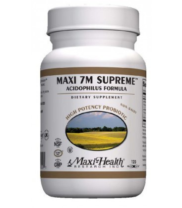 Maxi 7m Supreme Advanced Multi Probiotic Capsues, 120-Count Bottle