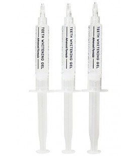 AuraGlow Blanchiment des dents Non Peroxide Gel Seringues, Peroxyde Formule libre, (3) Seringues 5ml, 30+ Traitements