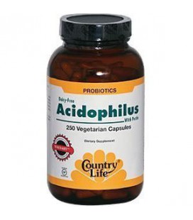 Country Life - Acidophilus With Pectin, 200 mg, 250 veggie caps