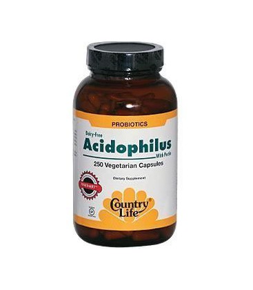 Country Life - Acidophilus With Pectin, 200 mg, 250 veggie caps