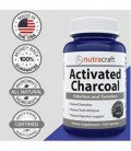 Activé Capsules Charcoal Pour blanchir les dents, gaz, Hangovers &amp; Detox - Double Strength Avec 900mg par Servez - 100%