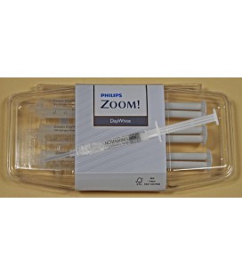 Philips Zoom White Day ACP 14% de peroxyde d'hydrogène (Remplace 38%) 3-pack de blanchiment des dents Gel + Bonus sensibilité Re