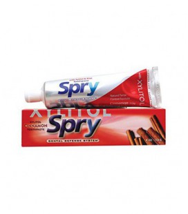 Spry Xylitol Toothpaste, sans fluorure, naturel cannelle, 4 onces. - Dents Dentifrice blanchissant Avec Breath Natural Freshenin