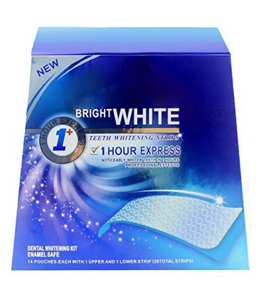 Grinigh® Profesional Blanchiment des dents Ultra bandes sèches minces avec Antiderapant Comfort Formula | 14 Traitements, saveur