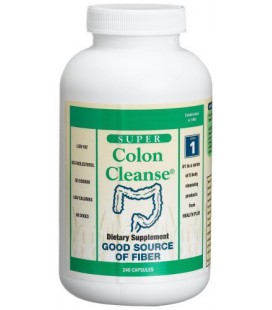 Super Colon Cleanse, Dietary Supplement, Good Source of Fiber, 240 capsules