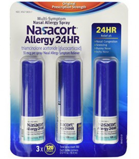 Nasacort Allergie 24hr Non-Drip Nasal Spray (120 sprays, 3 pk.)