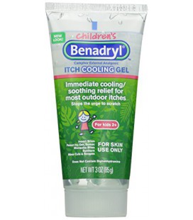 Benadryl, Anti-Itch Gel de refroidissement pour les enfants, 3 Ounce (Pack de 2)