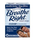 Bandelettes nasales Breathe Right, Small / Medium, Effacer, 30 Count