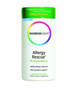 Rainbow Light Allergie Rescue alimentaire Basé comprimés de suppléments alimentaires, 60 comte Bouteille