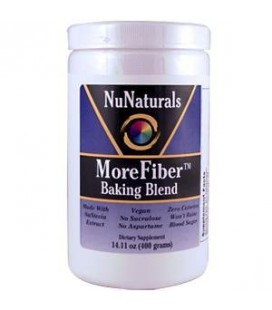 NuNaturals Morefiber Stevia Baking Blend Powder, 14.11-Ounce