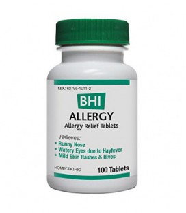 BHI Allergie Comprimés, 100 Count