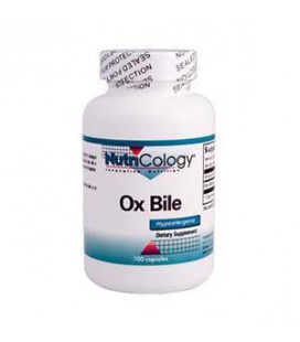 Nutricology Ox Bile, 500 mg,  100 Vegetarian Capsules