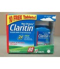 Claritin non somnolents 24 heures à l'intérieur Allergies extérieures 80 Comprimés