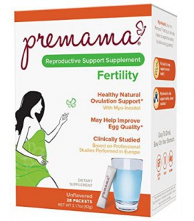 Premama Fertilité Reproductive boissons en poudre Supplément, 28 Count
