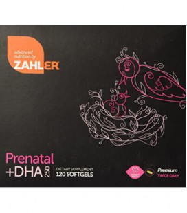 La vitamine prénatale + DHA 250mg - Premium Deux fois par jour Softgels - Zahler (2 mois d'approvisionnement)