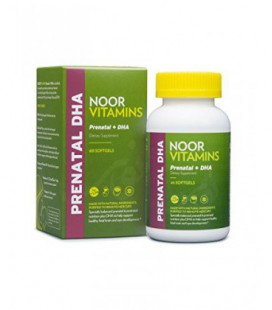 NoorVitamins prénatale DHA - 60 Softgels - Vitamines Halal