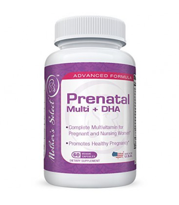Prénatale et postnatale multivitamines Avec DHA - Sélectionnez Allergène Vitamines gratuit Mère - Produits laitiers, soja, sans 