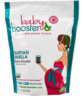 Bébé Booster prénatale Protein Powder - Vanille de Tahiti - 1 lb Bag
