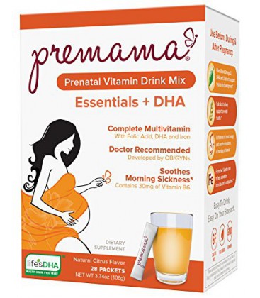 Premama prénatale Vitamine Drink Mix, Citrus, 3,74 Ounce